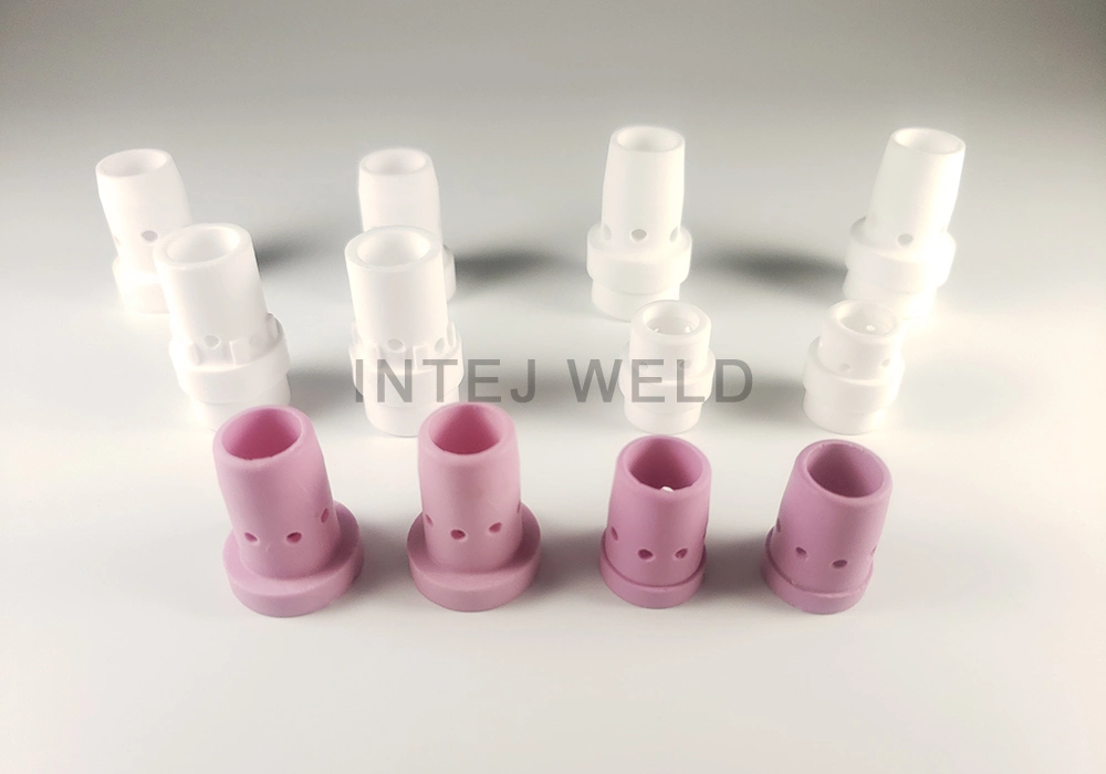 Customized Argon Welding Consumables for Wp17 Wp18 Wp26 TIG Welding Alumina Ceramic Cup/Ceramic Nozzle